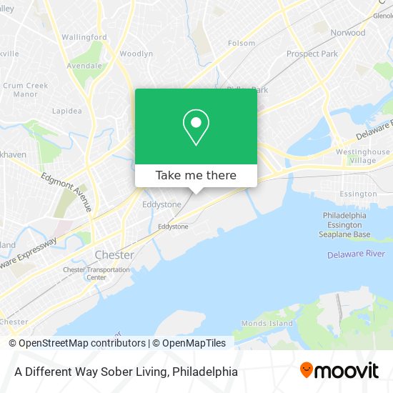 A Different Way Sober Living map