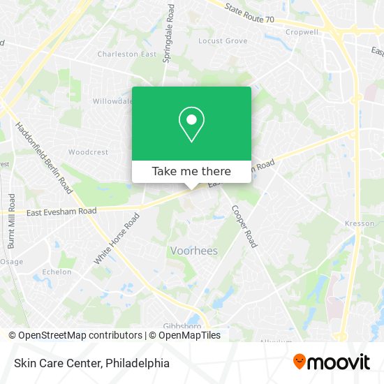 Skin Care Center map