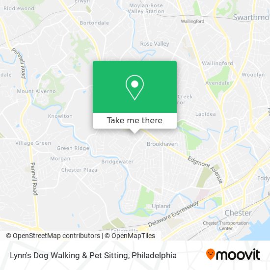 Mapa de Lynn's Dog Walking & Pet Sitting