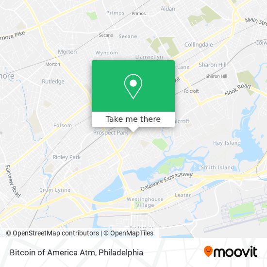 Bitcoin of America Atm map