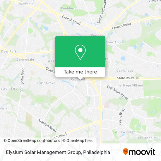 Elysium Solar Management Group map