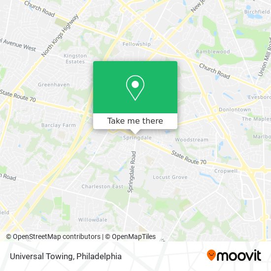 Universal Towing map