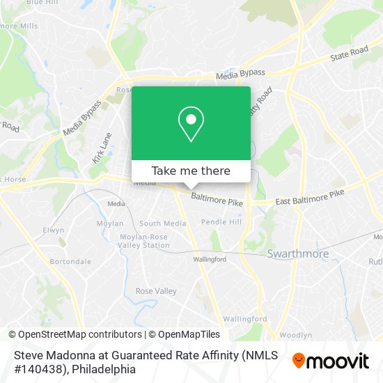 Mapa de Steve Madonna at Guaranteed Rate Affinity (NMLS #140438)