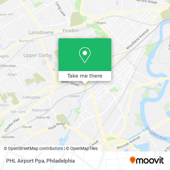 PHL Airport Ppa map