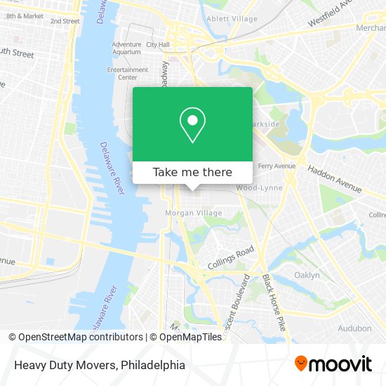 Heavy Duty Movers map