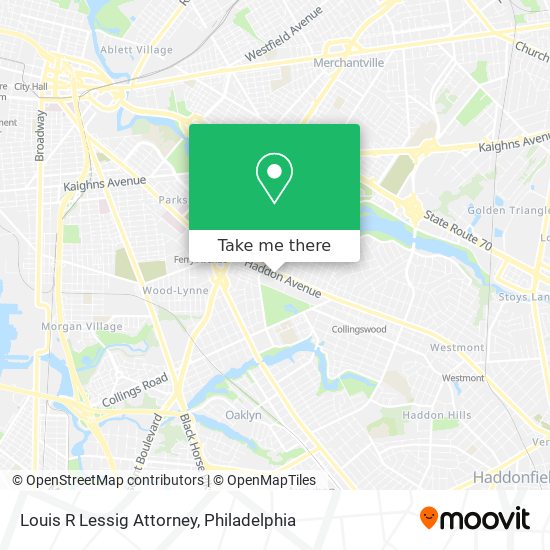 Mapa de Louis R Lessig Attorney