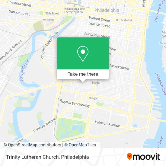 Trinity Lutheran Church map