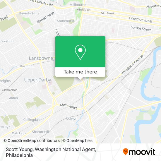 Mapa de Scott Young, Washington National Agent