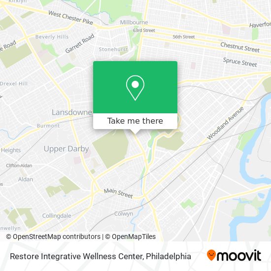 Restore Integrative Wellness Center map