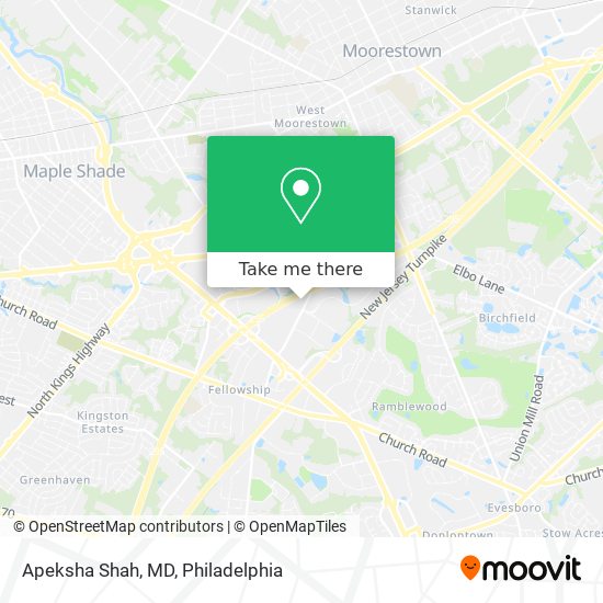 Mapa de Apeksha Shah, MD