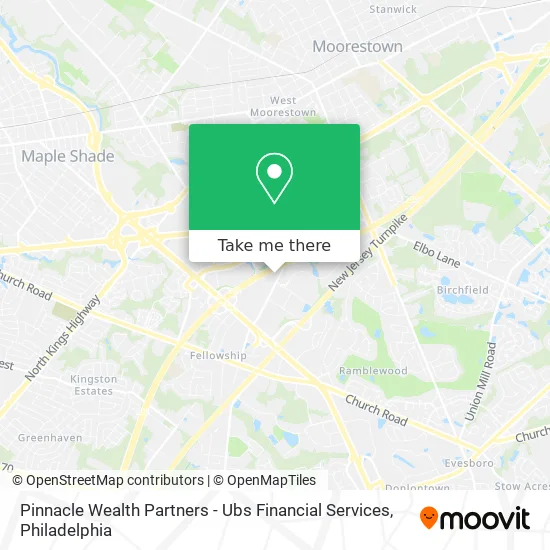 Pinnacle Wealth Partners - Ubs Financial Services map