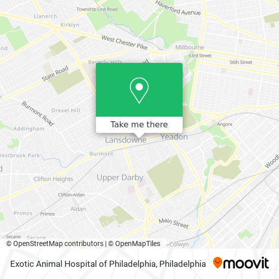 Exotic Animal Hospital of Philadelphia map