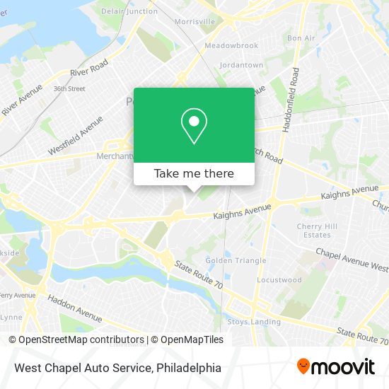 Mapa de West Chapel Auto Service