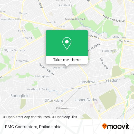 PMG Contractors map