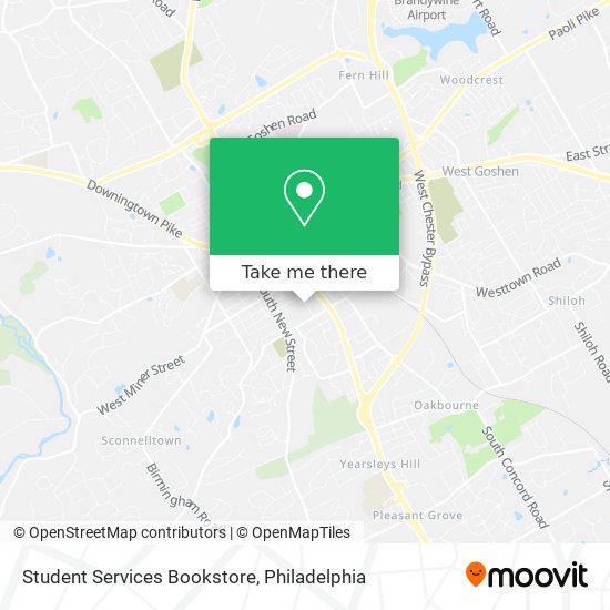 Student Services Bookstore map