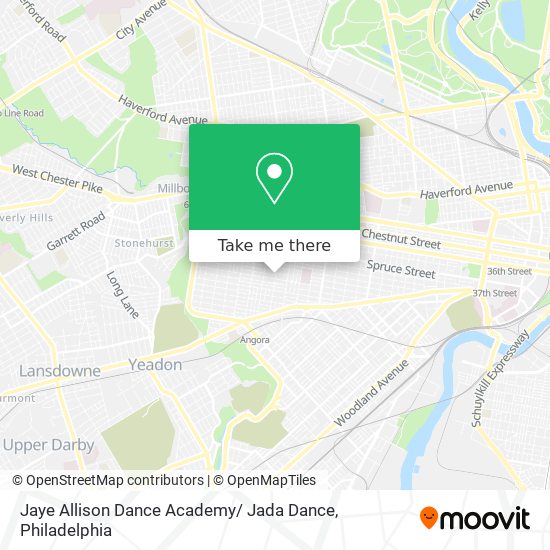 Mapa de Jaye Allison Dance Academy/ Jada Dance