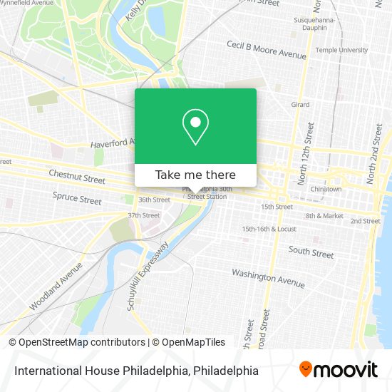 Mapa de International House Philadelphia