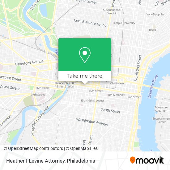 Heather I Levine Attorney map