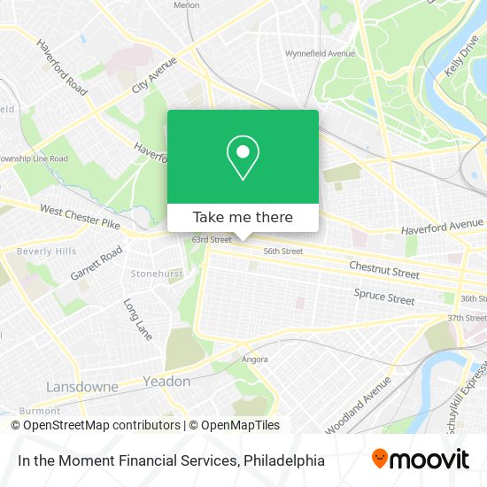 In the Moment Financial Services map