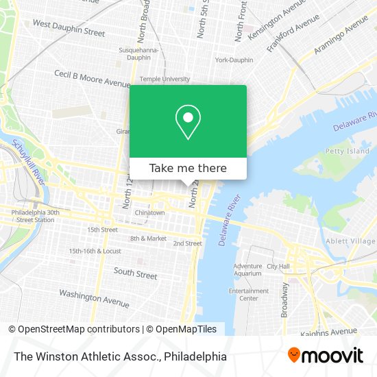 The Winston Athletic Assoc. map