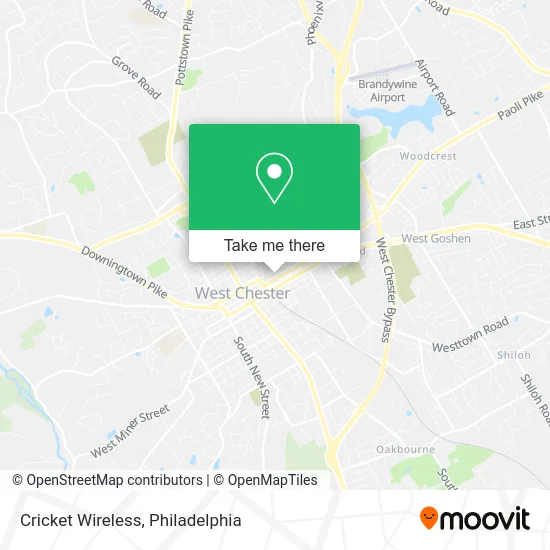 Cricket Wireless map