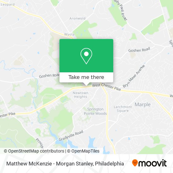 Matthew McKenzie - Morgan Stanley map