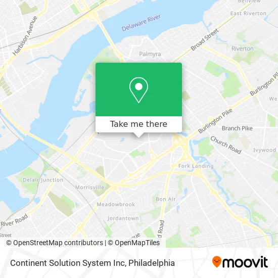 Continent Solution System Inc map