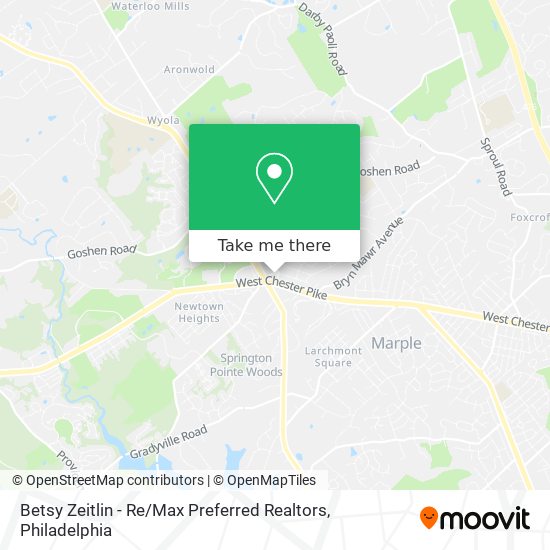 Mapa de Betsy Zeitlin - Re / Max Preferred Realtors