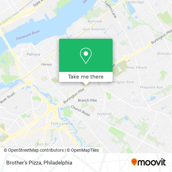 Brother's Pizza map