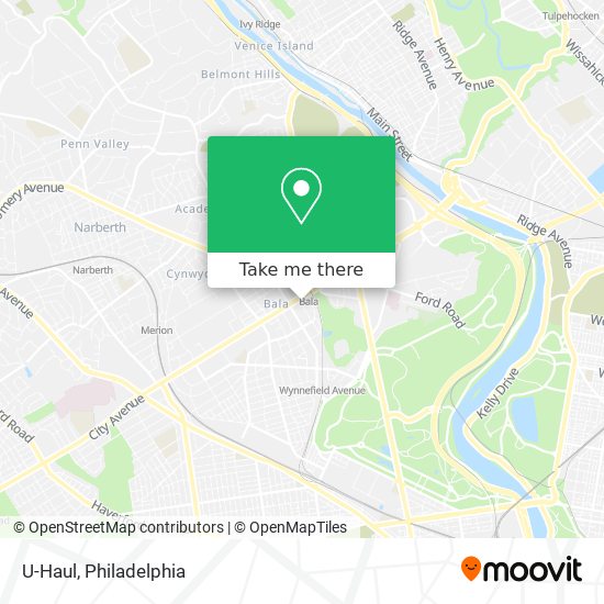 U-Haul map