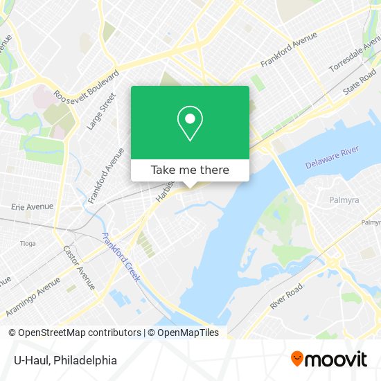 U-Haul map