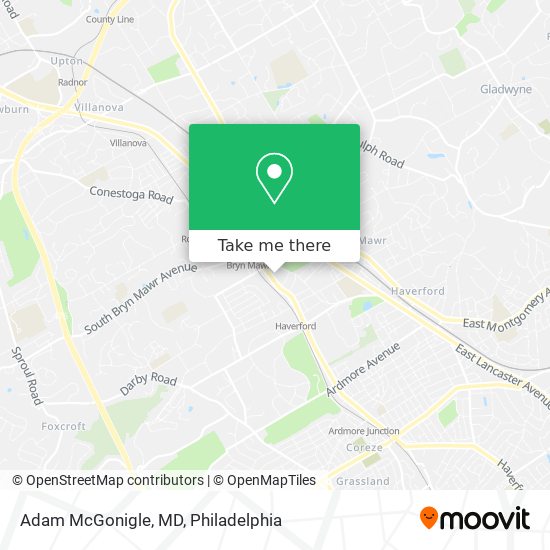 Mapa de Adam McGonigle, MD