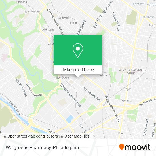 Walgreens Pharmacy map