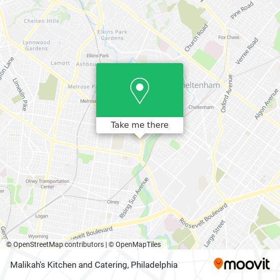 Malikah's Kitchen and Catering map