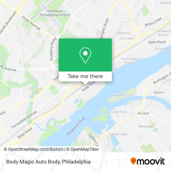 Body Magic Auto Body map