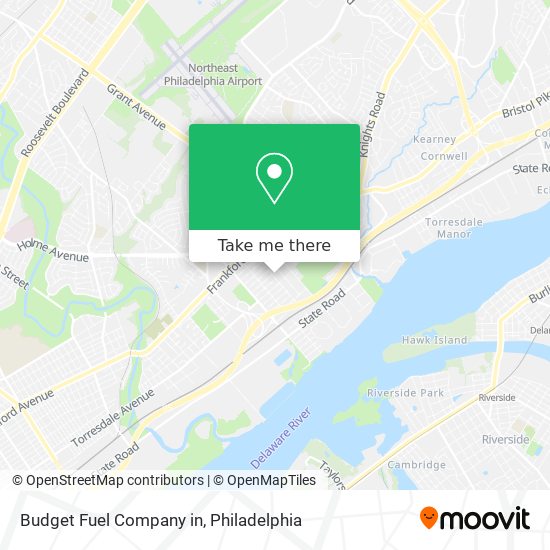 Budget Fuel Company in map