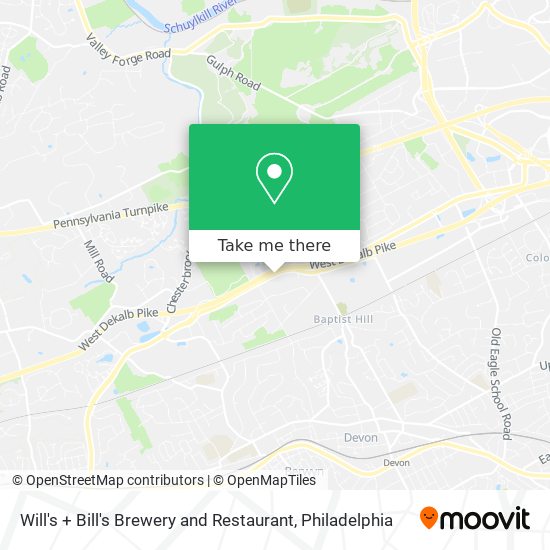 Mapa de Will's + Bill's Brewery and Restaurant