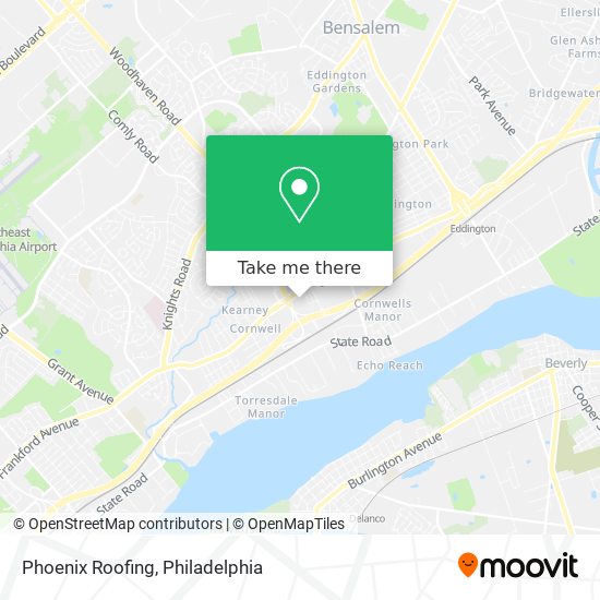 Phoenix Roofing map