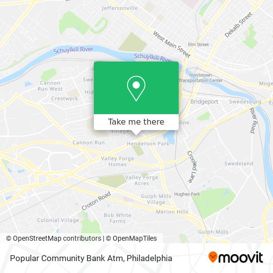 Popular Community Bank Atm map