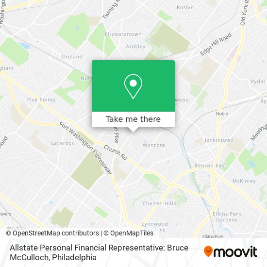 Allstate Personal Financial Representative: Bruce McCulloch map