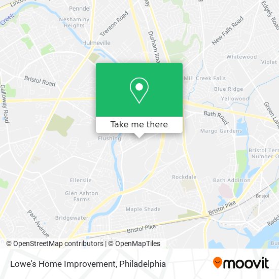 Lowe's Home Improvement map