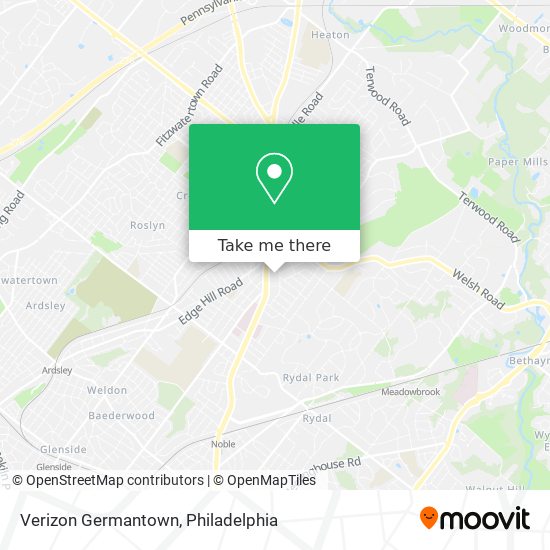 Verizon Germantown map