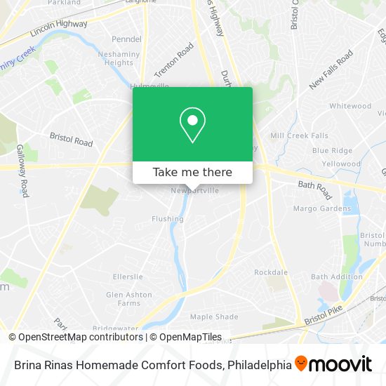 Mapa de Brina Rinas Homemade Comfort Foods