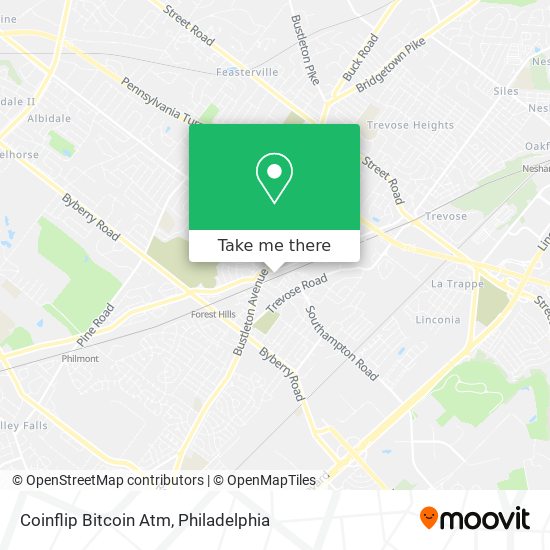 Mapa de Coinflip Bitcoin Atm