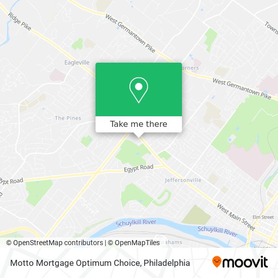 Motto Mortgage Optimum Choice map