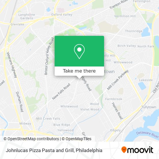 Mapa de Johnlucas Pizza Pasta and Grill