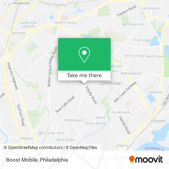 Boost Mobile map