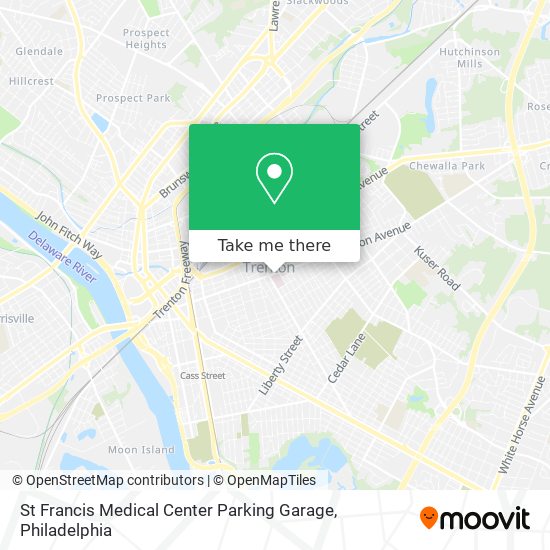 St Francis Medical Center Parking Garage map