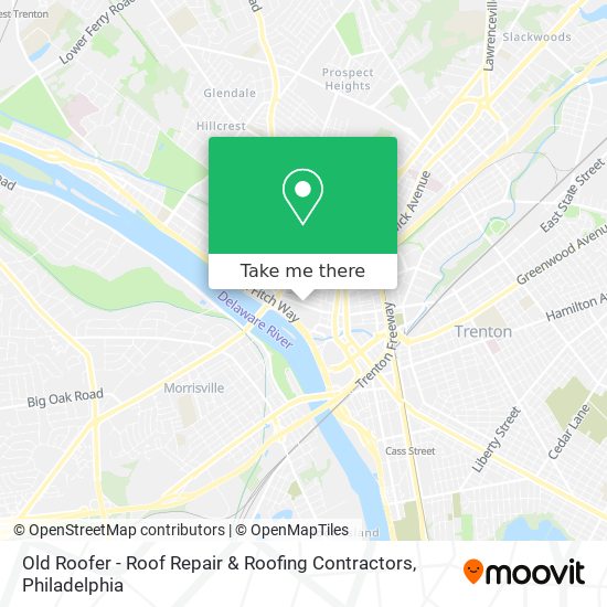 Mapa de Old Roofer - Roof Repair & Roofing Contractors