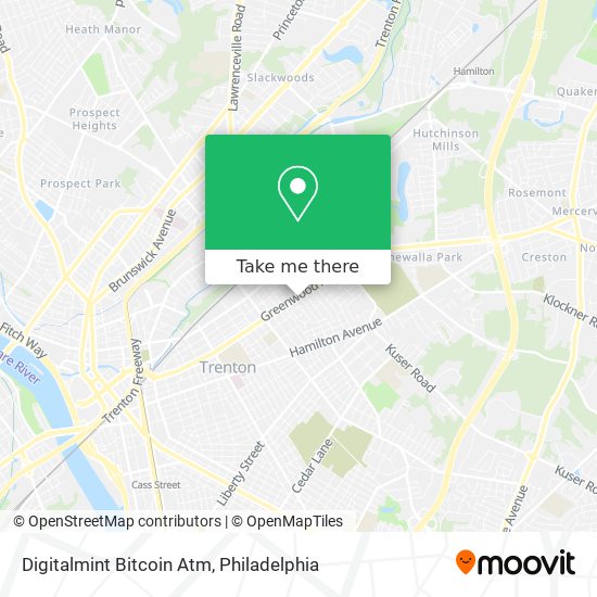 Mapa de Digitalmint Bitcoin Atm